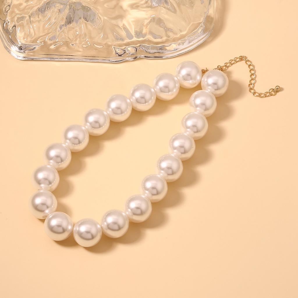 Popular pearl niche design sense elegant temperament light luxury versatile trend pearl necklace collarbone chain