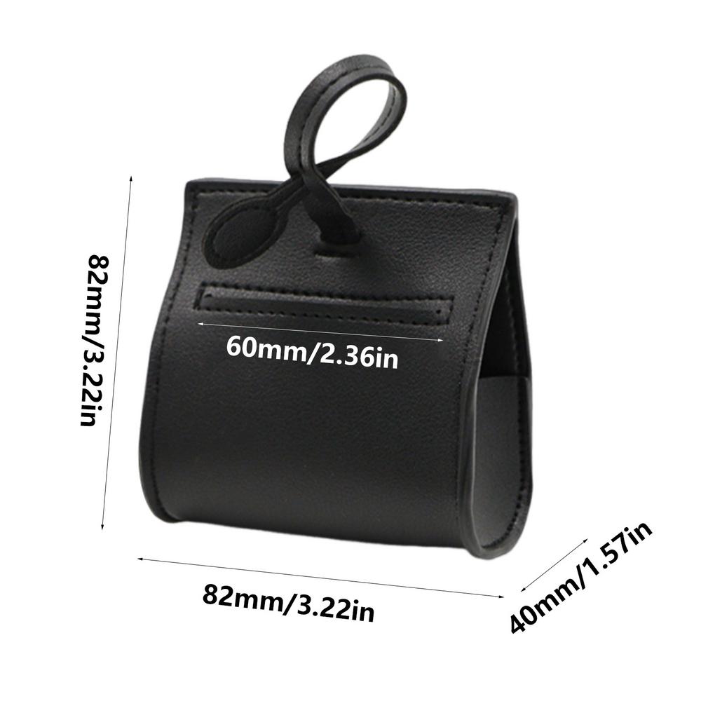 PU Dog Poop Bag Dispenser Portable Pet Waste Bag Dispenser Multipurpose Outdoor Dog Poop Bag Holder Square Poop Bag Holder