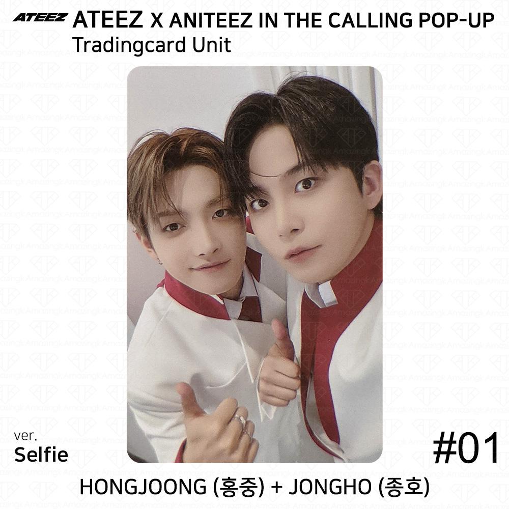 ATEEZ X ANITEEZ IN THE CALLING POP-UP Unitate Carte de Colecție MD KPOP K-POP Seonghwa