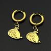 Cute Cartoon Whale Dangle Hoop Earrings For Women Men Stainless Steel Ocean Animal Drop Earring Daily Jewelry Accessory