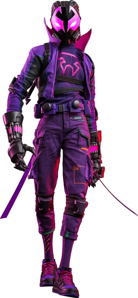 

Movie Masterpiece Фигурка Масштаба Майлз Моралес Человек-паук Человек-паук: Через вселенные Г. 1/6 фиолетовый