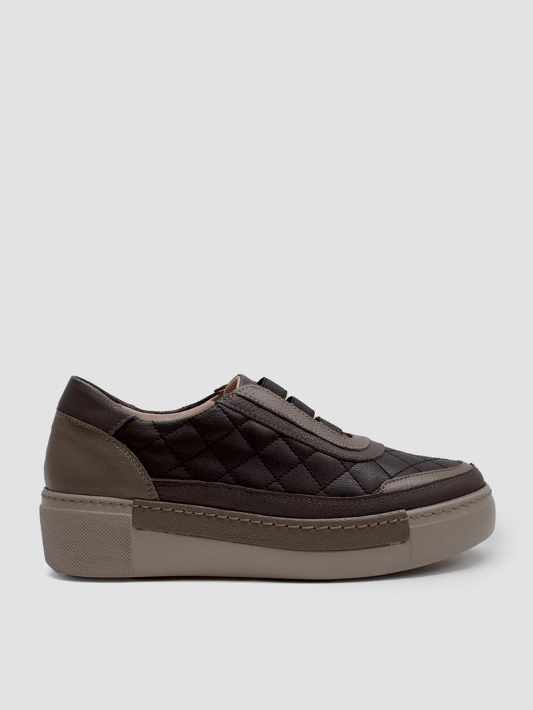 Gisse Genuine Leather Dahlia Quilted Sneakers Gis-45266