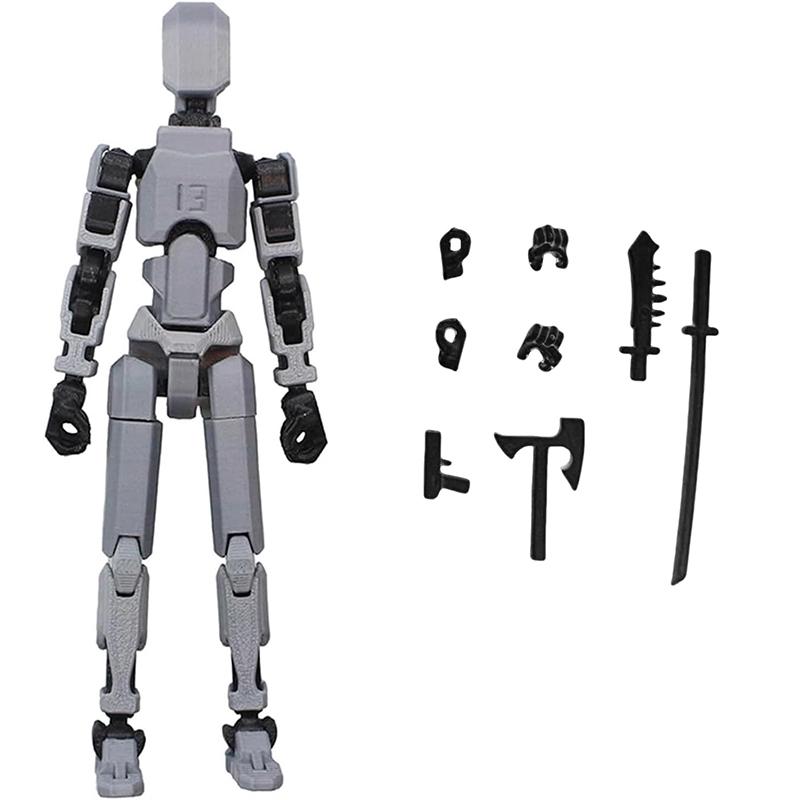 Multi-Jointed Movable Shapeshift Robot 2.0 3D Printed Mannequin Dummy 13 Action