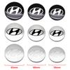 4 ks 56mm 60mm 65mm Středová krytka náboje kola auta Pro Hyundai Accent Elantra Veloster Getz Tucson i20 Krytky ráfku Samolepky Příslušenství