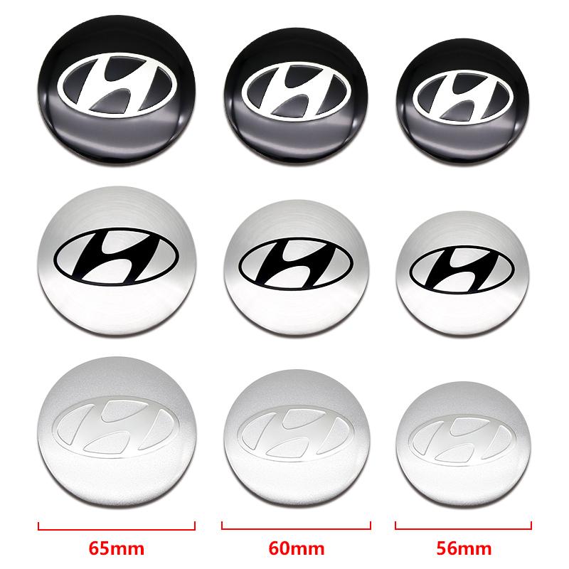 4 ks 56mm 60mm 65mm Středová krytka náboje kola auta Pro Hyundai Accent Elantra Veloster Getz Tucson i20 Krytky ráfku Samolepky Příslušenství