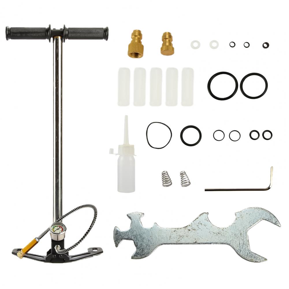 

30mpa 4500psi насос высокого давления 3 этапа для горного велосипеда складной пол насос велосипедный воздушный насос шин мяч мотоцикл автомобильный насос