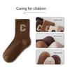 Children's Socks Children's Socks Autumn and Winter Letters Tube Socks Combed Cotton Casual Children's Socks