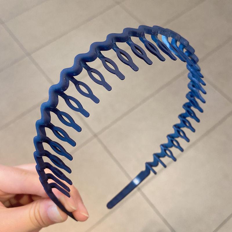 

Женская нескользящая зубчатая повязка на голову для пушистых волос