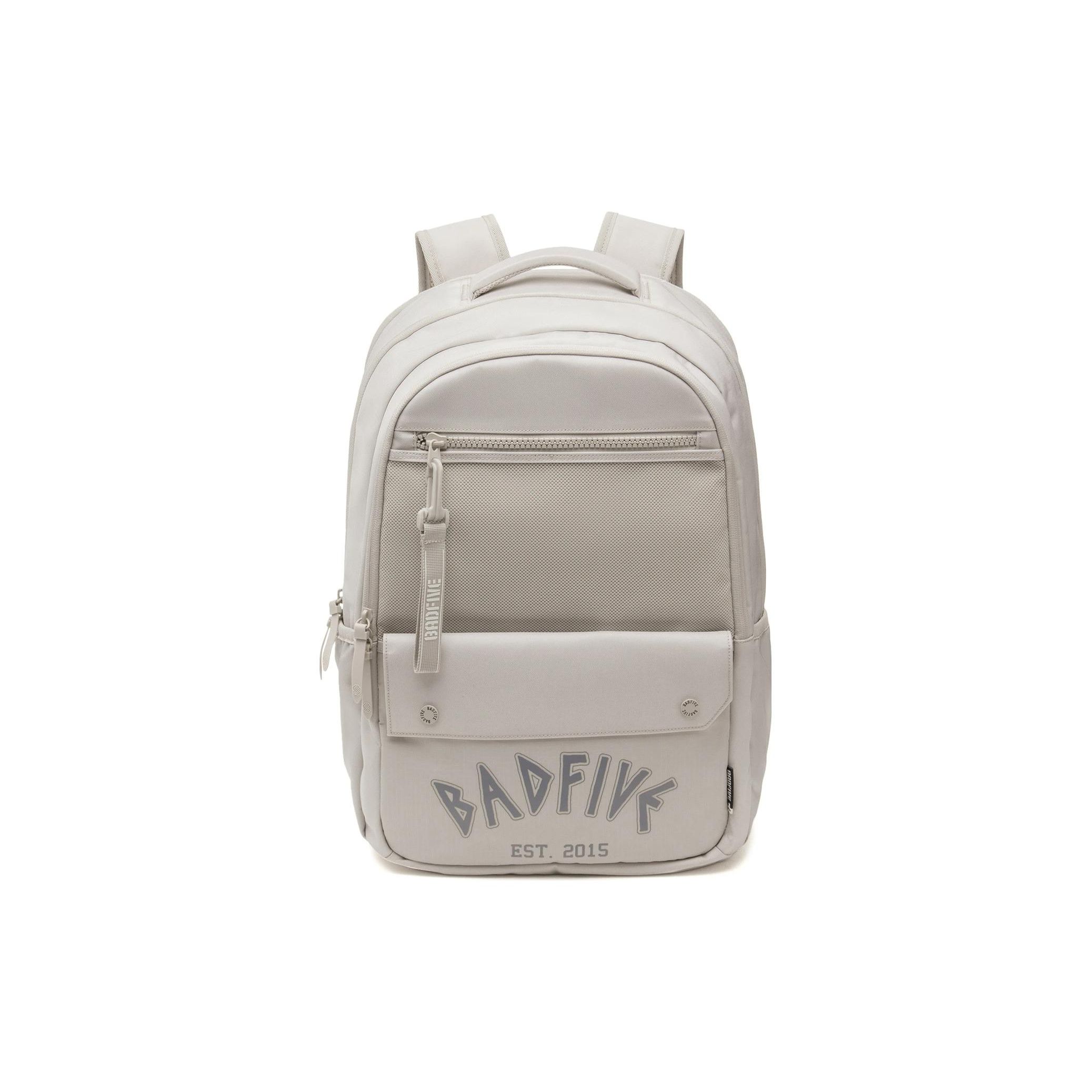 Li Ning Badfive Basketball Series Large Capacity Student Sports Backpack Unisex Backpack Moonlight-Gray ABST053-2 Moonlight Gray