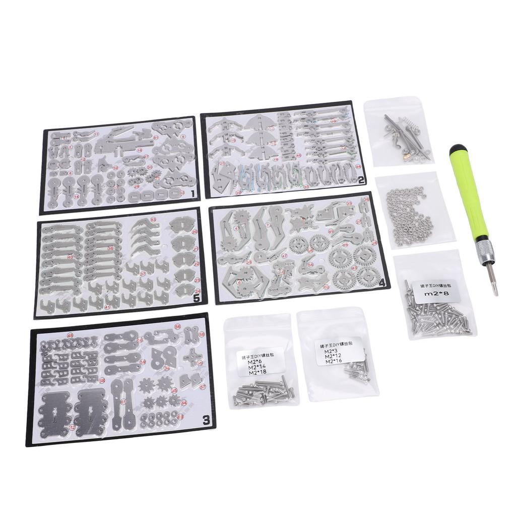 3D Metal Puzzles Kit To Build STEM Educational Toy   Mechanical Puzzle Building Blocks for Kids Adults