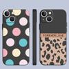 Case For Apple iPhone 14 13 11 12 Pro 7 XR X XS Max 8 Plus 6 6S SE 2022 13Pro Black Soft Phone Funda Smiley Face Stripes