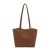 Slack Simple Contrasting Color Big Bag Women's 2025 New Popular Shoulder Bag Large Capacity Elegant Tote Bag