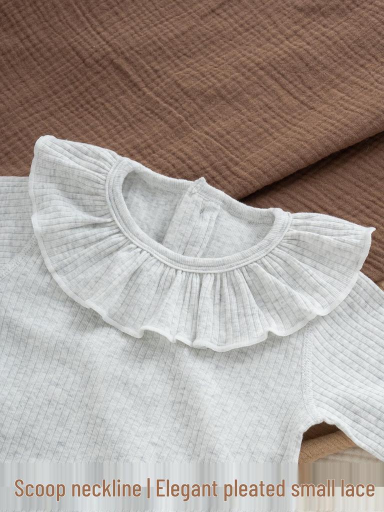 Stylish Baby Bodysuit Set: Spring, Autumn, Winter - 100 Days Outfit for Newborn Girls and Boys