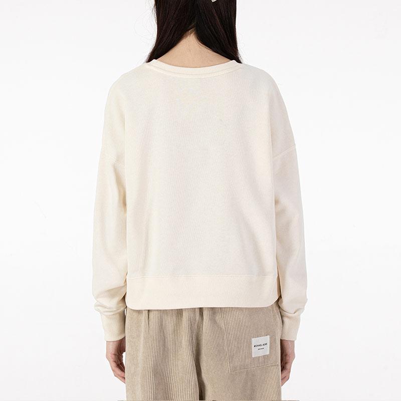 Puma Klasyczny Bluza z Okrągłym Dekoltem i Metalicznym Logo Damskie Top Pomarańczowy 535276-99