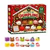 Měkká hračka Mystery Dumplings s pomalou návratností 24denní odpočítávací kalendář pro děti i dospělé