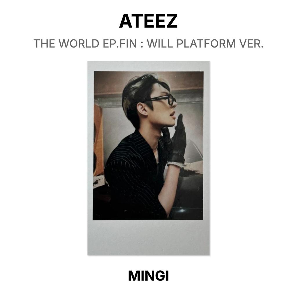 ATEEZ THE WORLD EP.FIN : WILL PLATFORM VER. Official Photocard