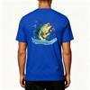 Men's UPF 50 Plus Sun Protection Stretch Short Sleeve T-Shirt Outdoor Fishing Sports Lightweight Quick Dry Breathable Top