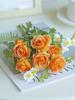 Silk Rose Artificial Flowers Diy Wedding Home Room Festival Party Decoration Wreath Bridal Bouquet Table Vase Photography Props