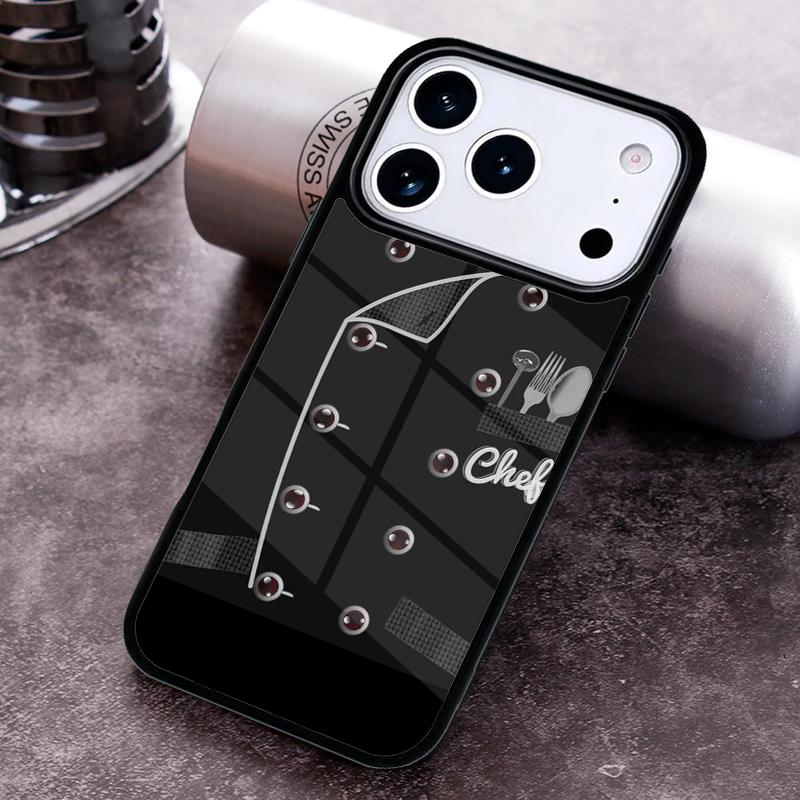 

Chef Uniform Phone Case For iPhone 17 16 15 14 13 12 11 Pro Max Plus 17Air Soft Silicone Cover iPhone 15 Pro