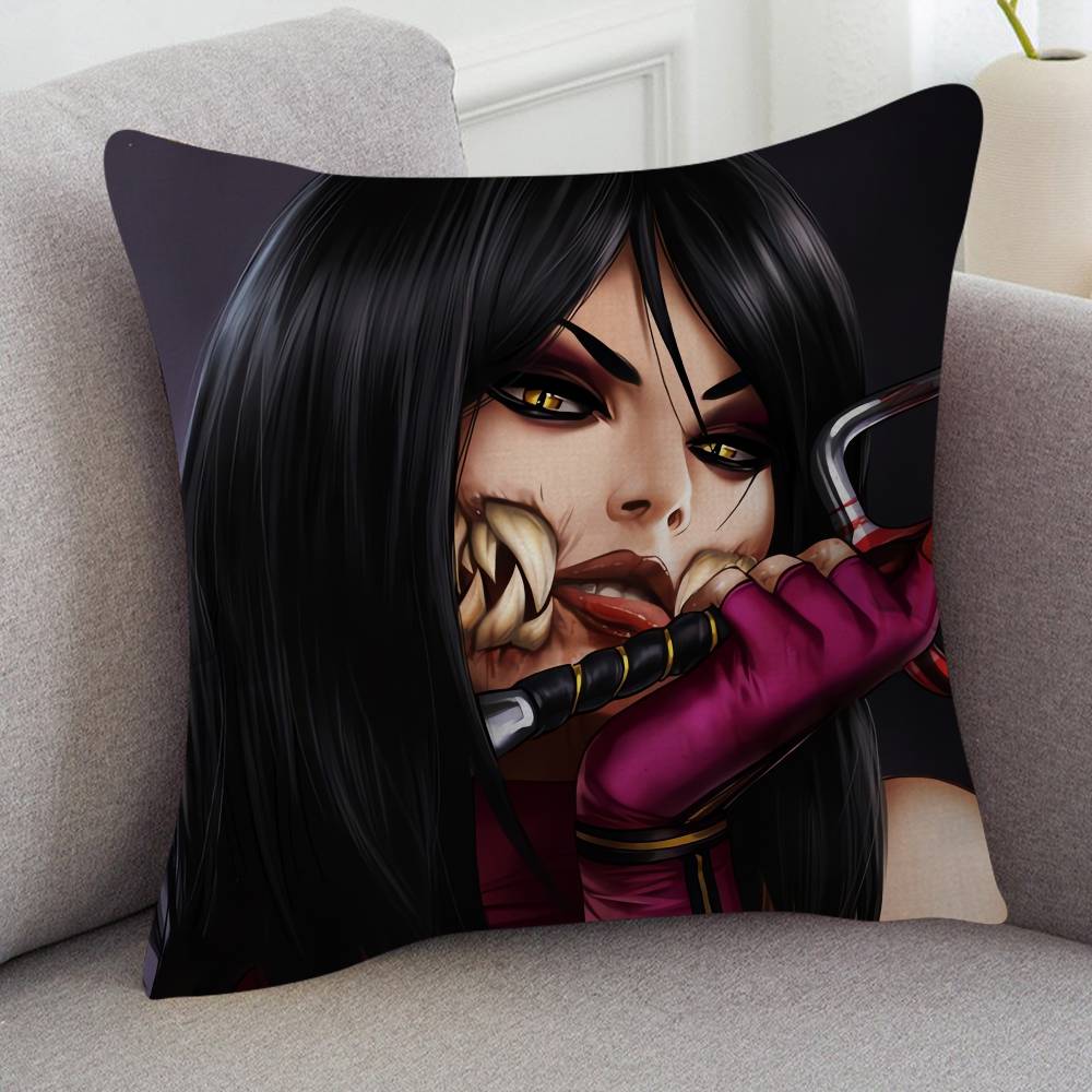 Game Mortal Kombat Pillow Case Soft Double Sided Print Sofa Cushion Cover Throw Pillow Covers