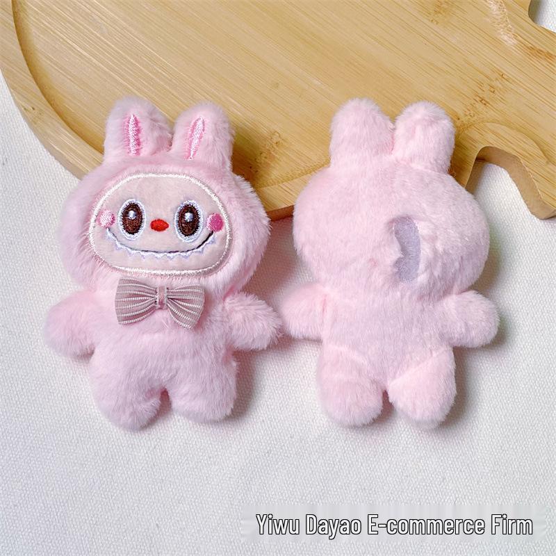 

Милый пищащий кулон Лабубу, плюшевая кукла-шарм