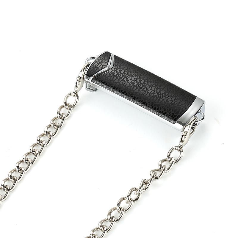 Metal Crossbody Phone Lanyard with Back Clip and Chain Holder