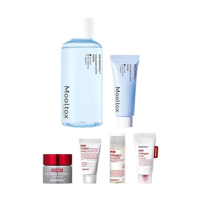 

Medipeel Hyaluronic Acid Water Tox Toner 300ml + 20g Set + 4 Minis (Tox Cream, Ampoule, Cleansing Oil, Barrier Cream) (43896083) color