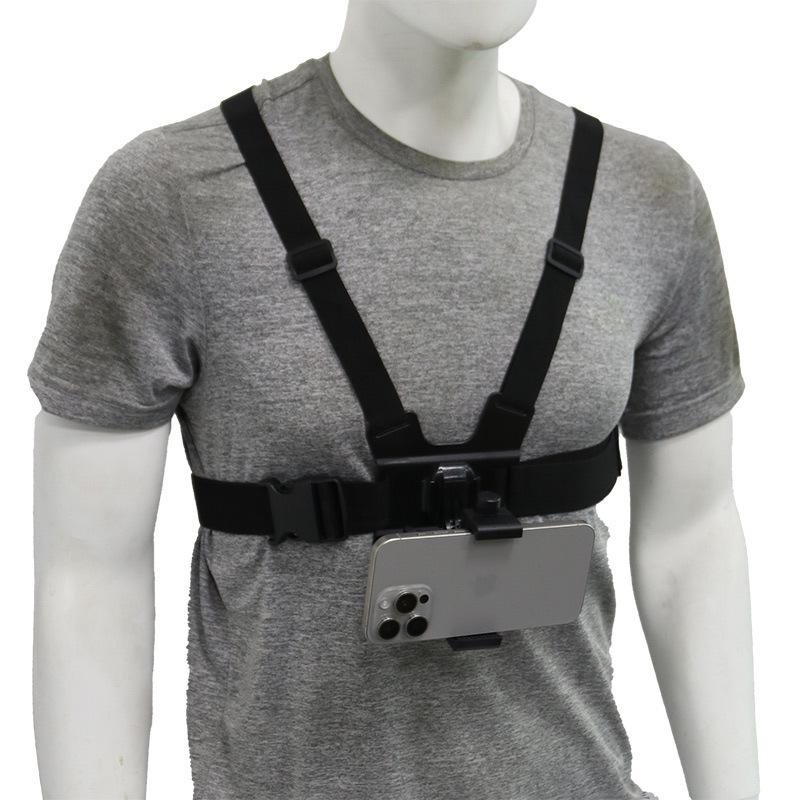 GoPro Action Camera & Mobile Accessories: Cycling Chest Strap & Headband Set