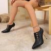 French High-heeled Single Shoes 2025 New Autumn and Winter Women's Shoes Temperament Versatile Deep Mouth Shoes