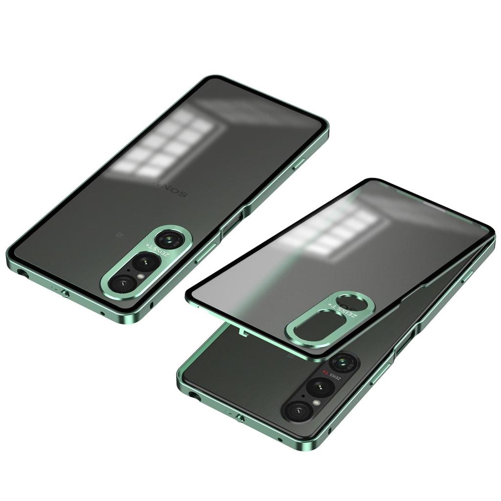 Single-Sided Metal Phone Case with Spring Buckle for Sony Xperia 1VII/1V/6th/4th Gen