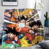 Coperta in Flanella con Stampa Personaggi Dragon Ball, Alta qualità Confortevole per Tutte le Stagioni, Arredamento per la Casa, Calore e Comfort, Perfetta per Regali di Natale