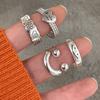 Adjustable Heart Smiley Finger Ring Women Decoration Jewelry Gift Ornaments