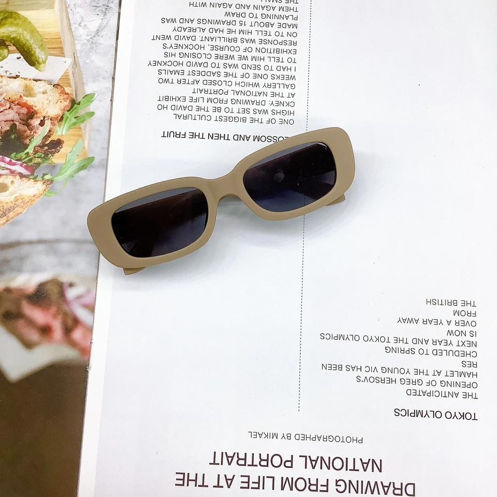 Children Cute Vintage Frosted Rectangle Sunglasses Outdoor Girls Boys Sweet Sun glasses Protection Classic Kids eyewear UV400