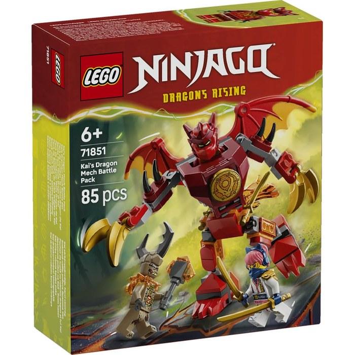 LEGO Ninjago Kai's Dragon Mech Suit Battle Pack 71851, Multicolor