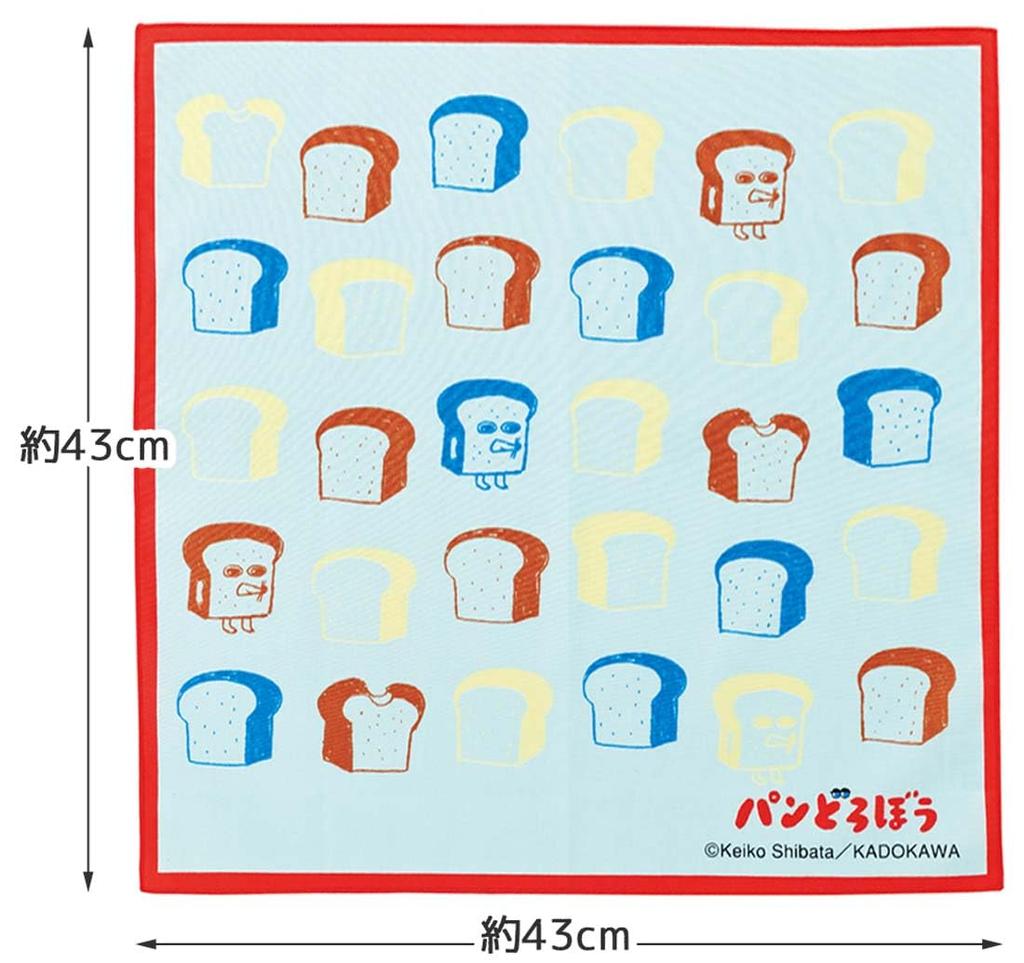 Skater Kids Lunch Cloth Bento Cover and Placemat 43×43cm Japanese Made