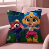 T-True And The Rainbow Kingdom Cushion Cover Fabric Soft Furnishing,Pillowcase, Cushion Cover, Sofa Pillow, Home Decoration
