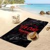 The Cure Custom Beach Towel, Print Your Name Text Lightweight Absorbent Towel for Swimming Travel