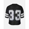 NO.33 Jersey Shirts Mesh Number Graphic Crew Neck Short Sleeve Streetwear Tee Tops