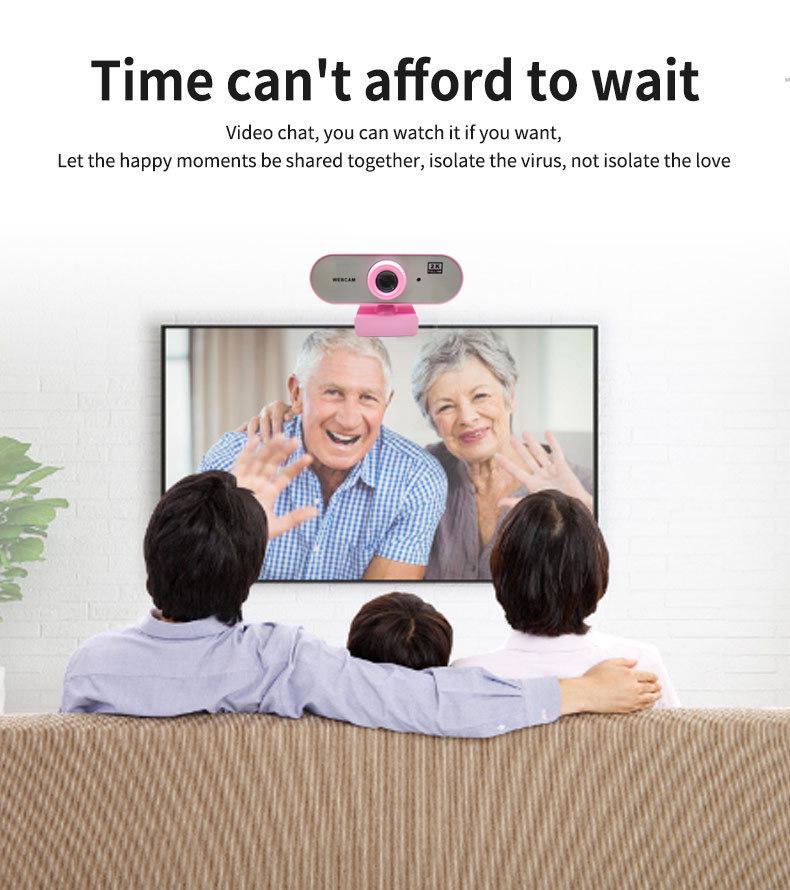 Kamera komputerowa HD2K 4K High Definition z mikrofonem do zajęć online