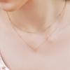 ENGBROX glare cubic layered necklace