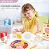 Wooden Pretend Play Kitchen & Waffle Set - Educational Toys for Children