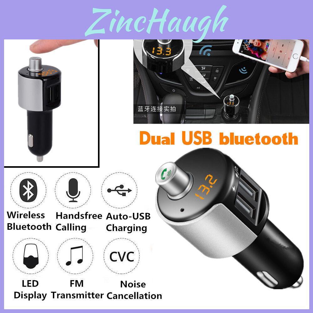 Premium Quality Handsfree Wireless Bluetooth Fm Transmitter Car Kit With Usb Charger