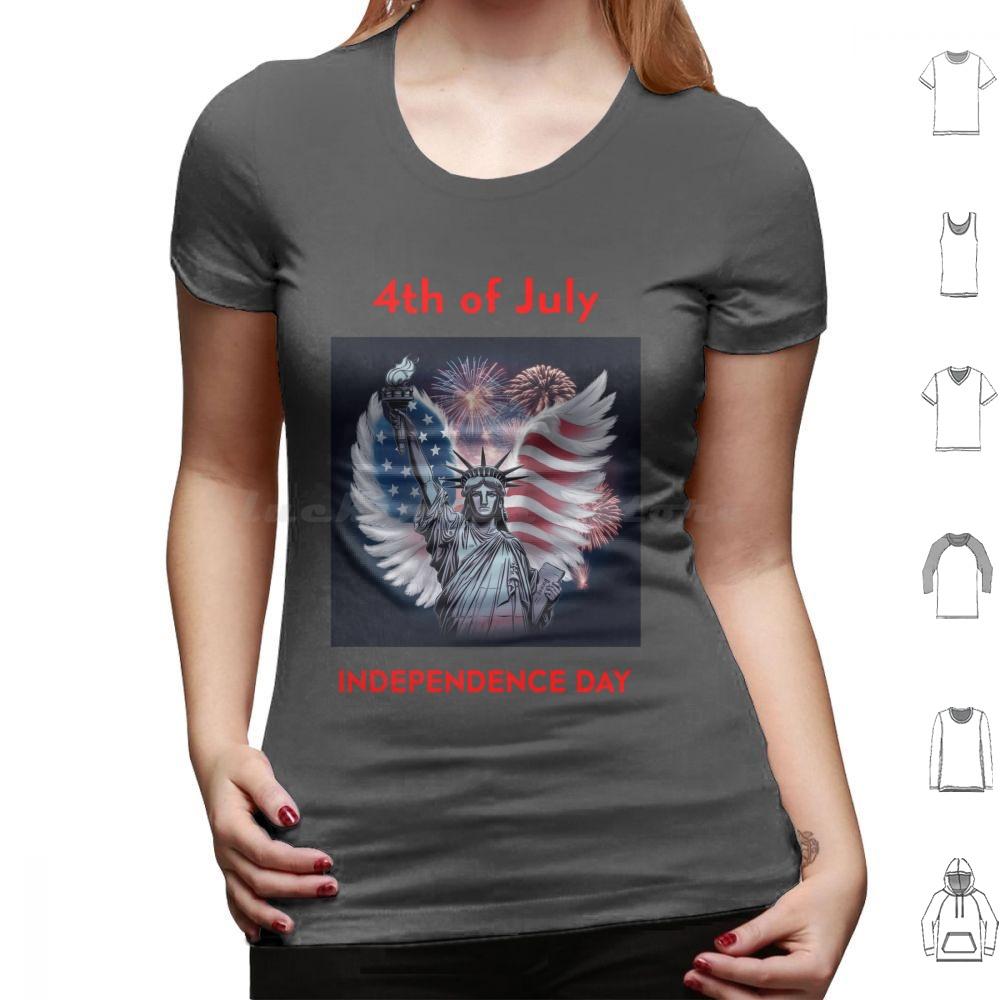 Day 4 July T Shirt Cotton Men Women DIY Print Flag America Day Usa Patriotic American 4th Of July American Flag Patriot Day