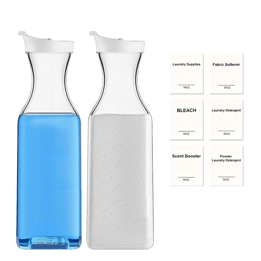 Laundry Detergent Dispenser Fabric Softener Dispenser Plastic Liquid Laundry Detergent Container Laundry Detergent Organizer