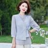 Women's Seven-Sleeve Chinese Style Blouse