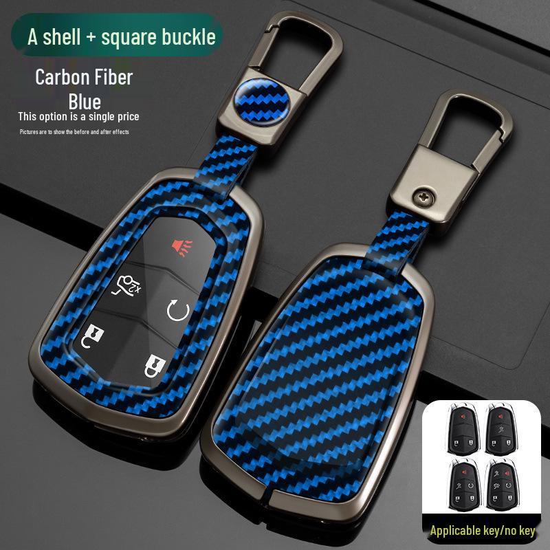 Premium Key Case for Cadillac XTS, SLS, Seville, CTS, SRX, Escalade, ATS - Men's Luxury Accessory