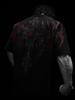 Breathedivinity Herren Dark Style Oversized Baumwoll-T-Shirt - Amerikanische Streetwear, Sportlich Casual, Kurzarm