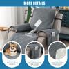 Waterproof Recliner Cover, Non-slip Recliner Cover with Pockets, Pet Scratch-proof Sofa Cover, Washable Furniture Protective Film, Easy To Install