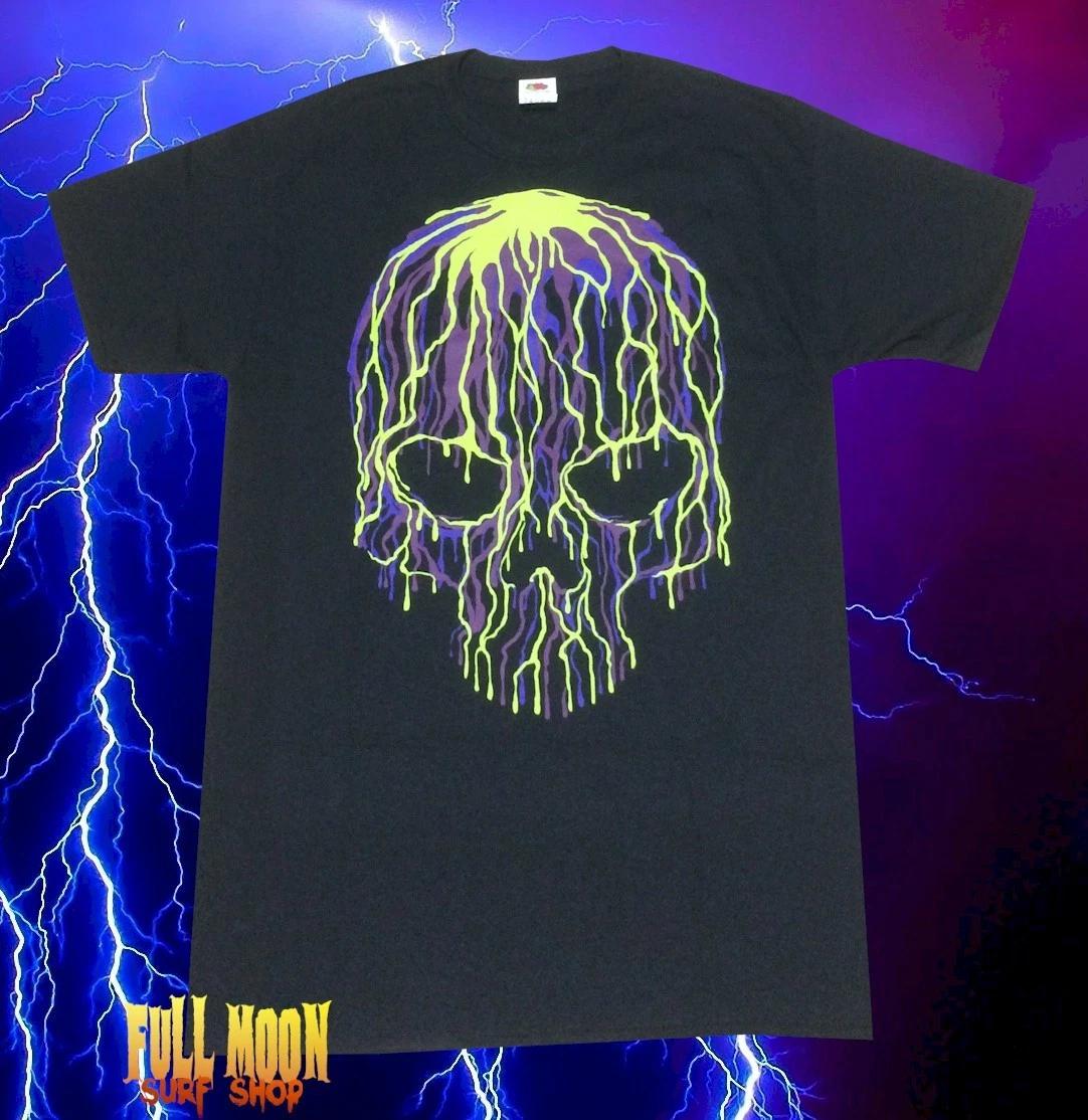 New Dripping Skull Halloween Mens T-Shirt 3XL