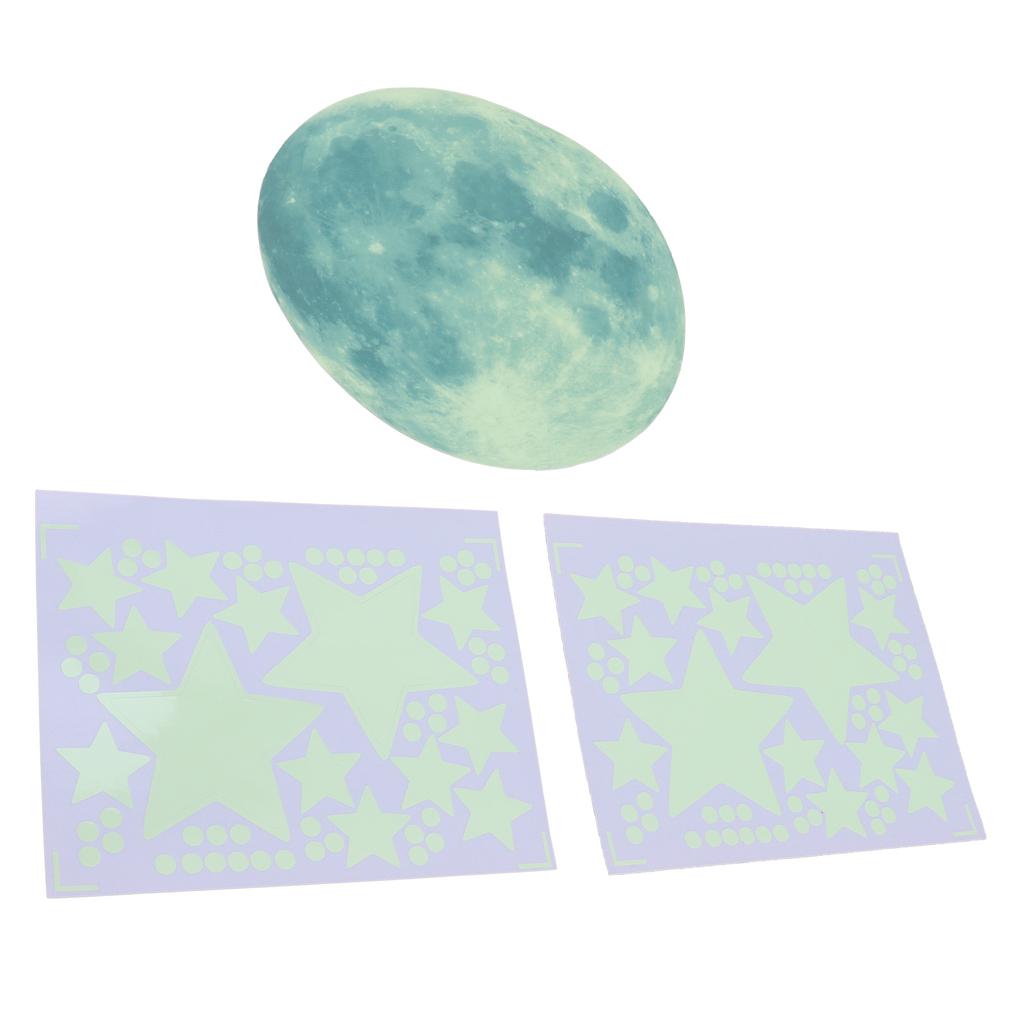 Planet Star Wall Stickers Luminous Wall Decals for Kids Room Baby Nursery Home Decoration